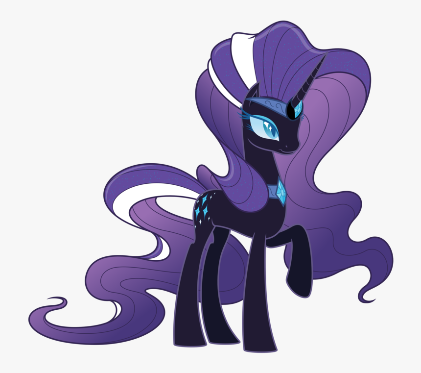 My Little Pony Midnight Rarity , Png Download - Mlp Nightmare Rarity Png, Transparent Png, Free Download