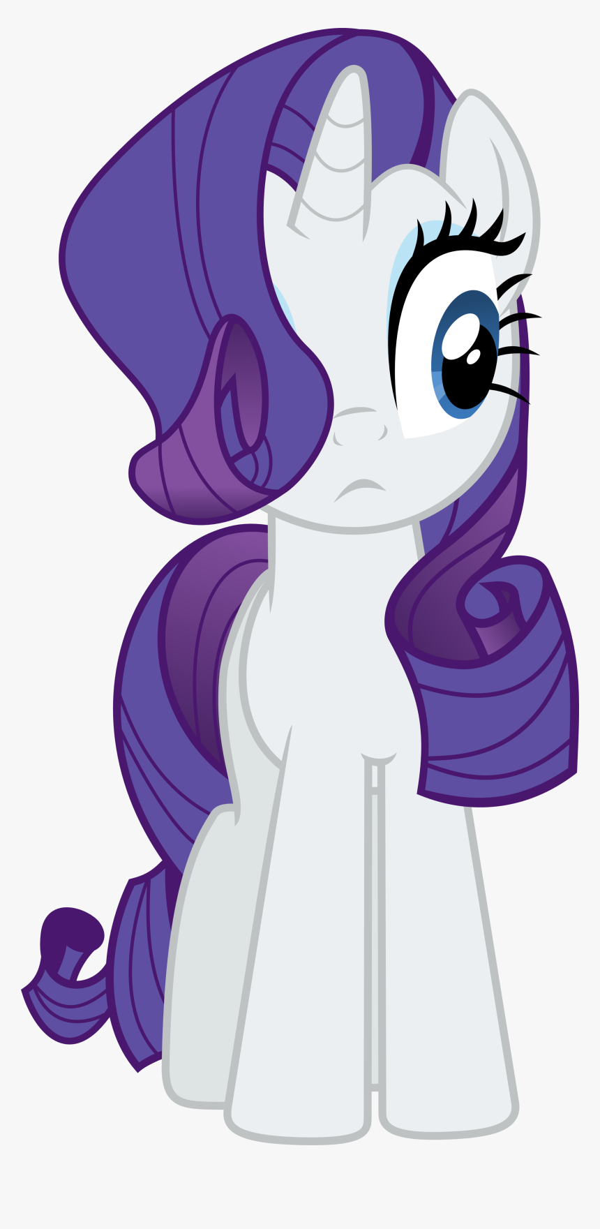 #rarity - My Little Pony Rarity Front, HD Png Download, Free Download