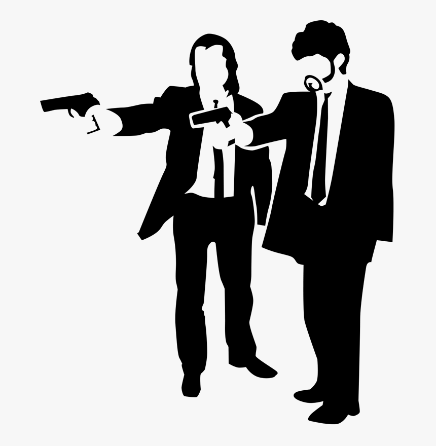 Pulp Fiction Sagoma, HD Png Download, Free Download