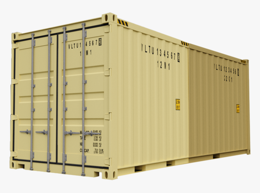 20 Fuß Container Png, Transparent Png, Free Download