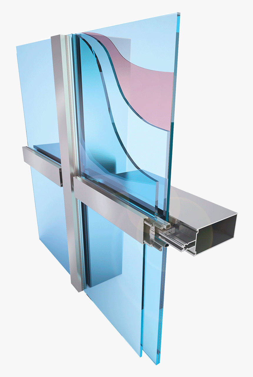 Blastmax Curtain Wall - Captured Curtain Wall System, HD Png Download, Free Download