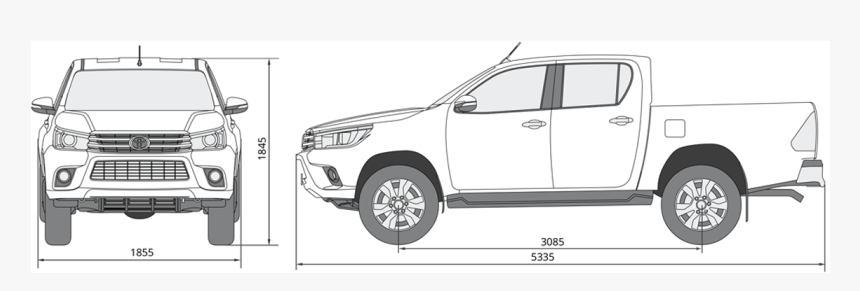 Toyota Hulux - Compact Sport Utility Vehicle, HD Png Download, Free Download