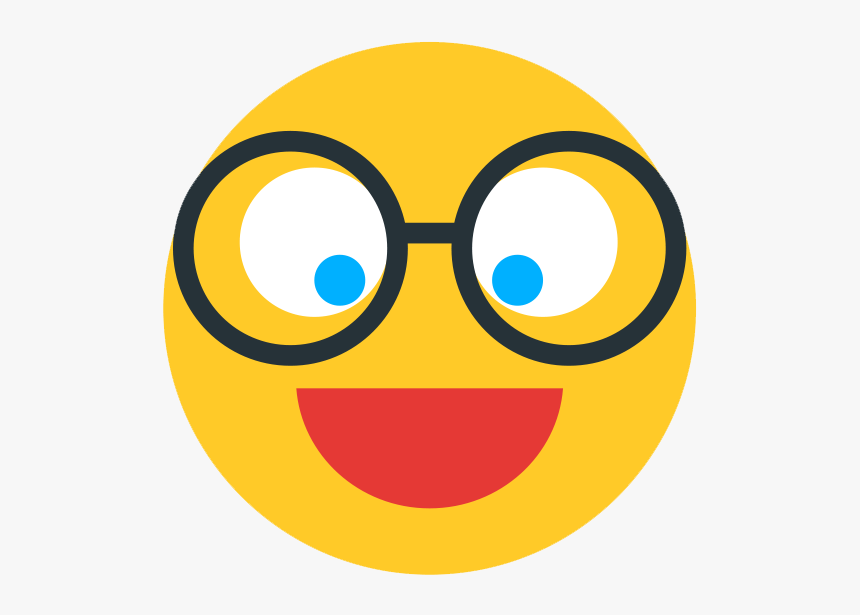 Cool Whatsapp Hipster Emoji Transparent Images Png - Smiley, Png Download, Free Download