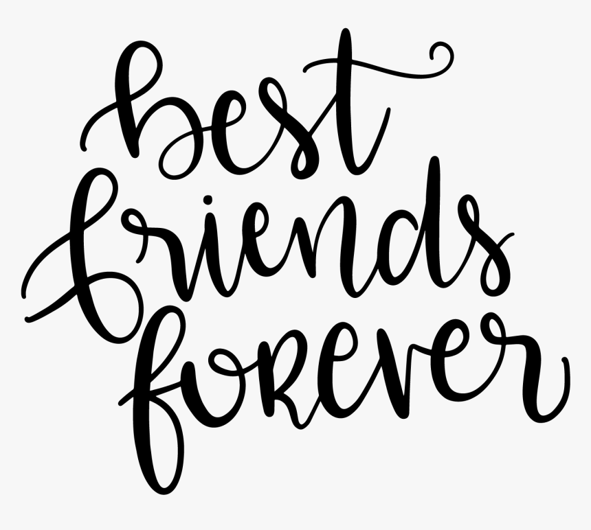 Best Friends Forever Schriftzug, HD Png Download, Free Download