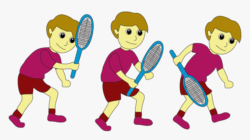 Playing Badminton Child Badminton Gif, HD Png Download, Free Download