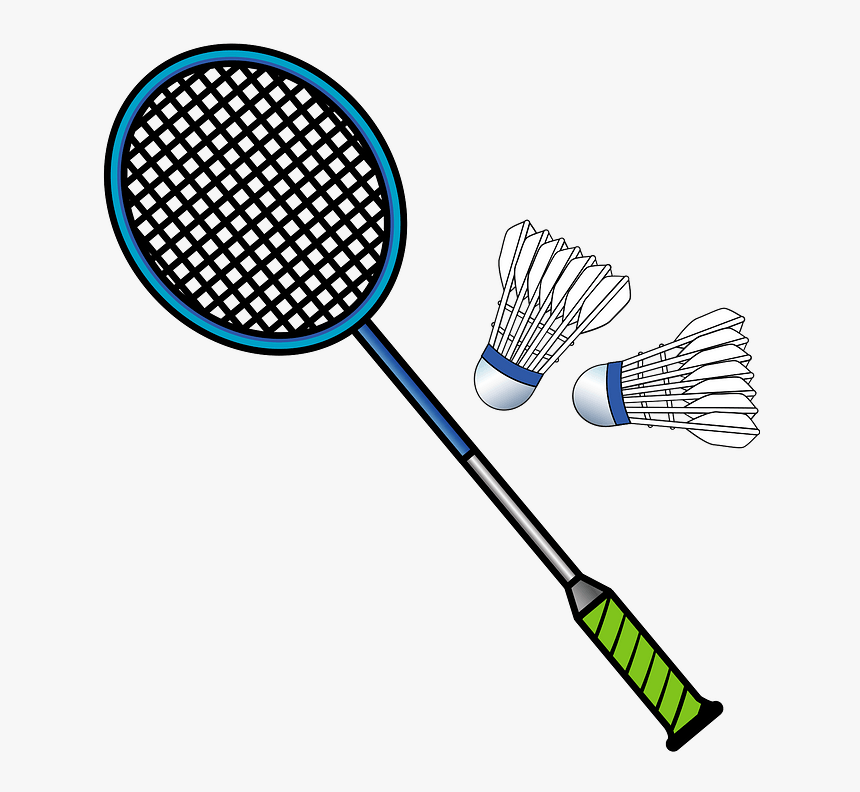Badminton Racquet Shuttlecock Clipart - Tennis At Home Game, HD Png Download, Free Download