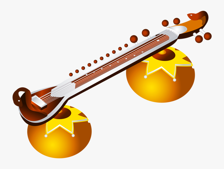 Indian Musical Instruments Vector Png, Transparent Png, Free Download