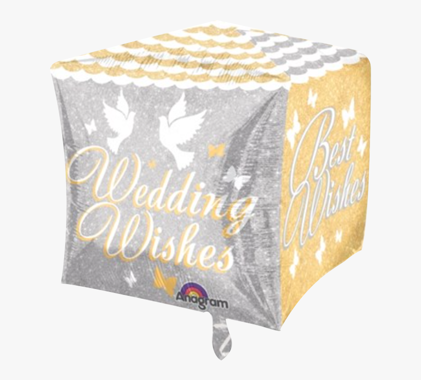 Wedding Wishes Cubez Foil Balloon, HD Png Download, Free Download