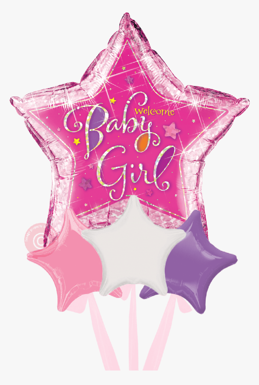 Welcome Baby Girl Balloons, HD Png Download, Free Download