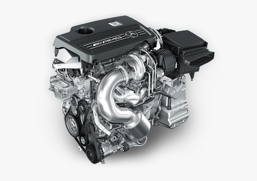 Cla45 Amg Engine , Png Download - Mercedes Benz Gla 45 Engine, Transparent Png, Free Download