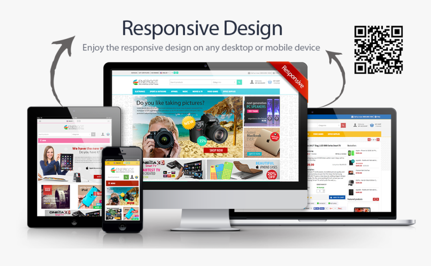 Aaresponsive-design - Cs Cart Multi Vendor Themes Art Gallery, HD Png Download, Free Download