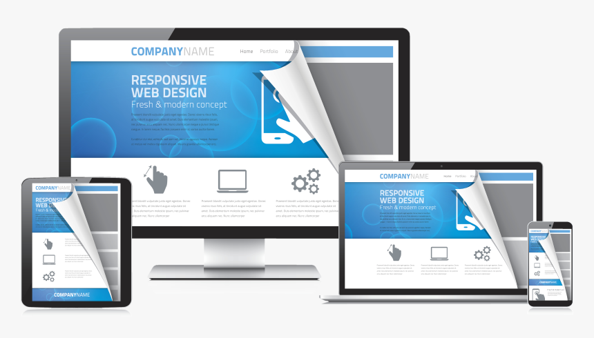 Responsive Website Offer Psd, HD Png Download, Free Download