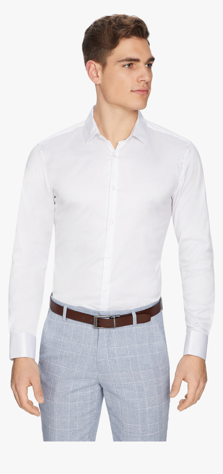 Eli French Cuff Dress Shirt - Man, HD Png Download, Free Download