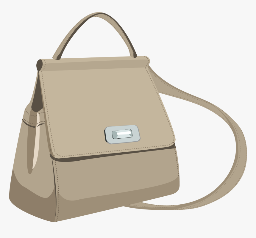 Bag Ladies Khaki Strap Png And Vector Image - Handbag, Transparent Png, Free Download