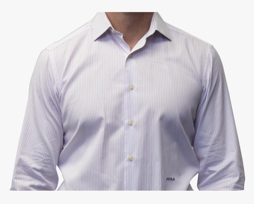 Lavender Stripe Shirt 140s 2 Ply Cotton - Formal Wear, HD Png Download, Free Download