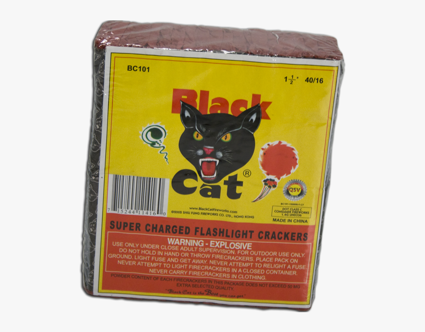 - Black Cat Firecrackers , Png Download - Black Cat Firecrackers Poster, Transparent Png, Free Download