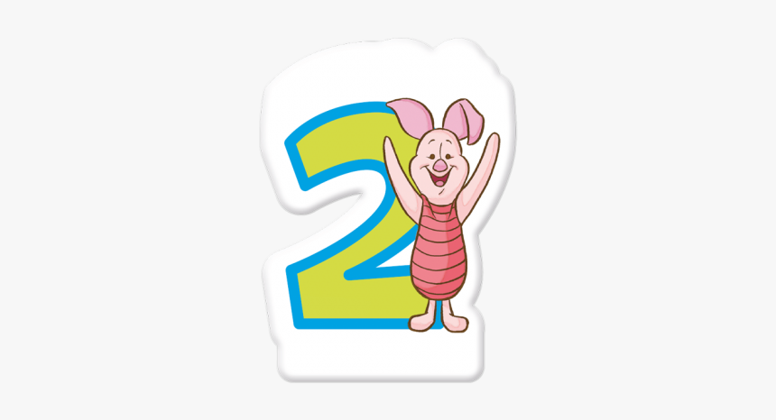 2 Number With Pooh, HD Png Download, Free Download