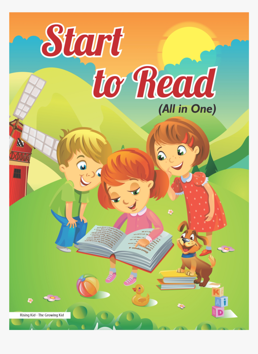 Start To Read English, Hindi, Maths - Cartoon, HD Png Download, Free Download