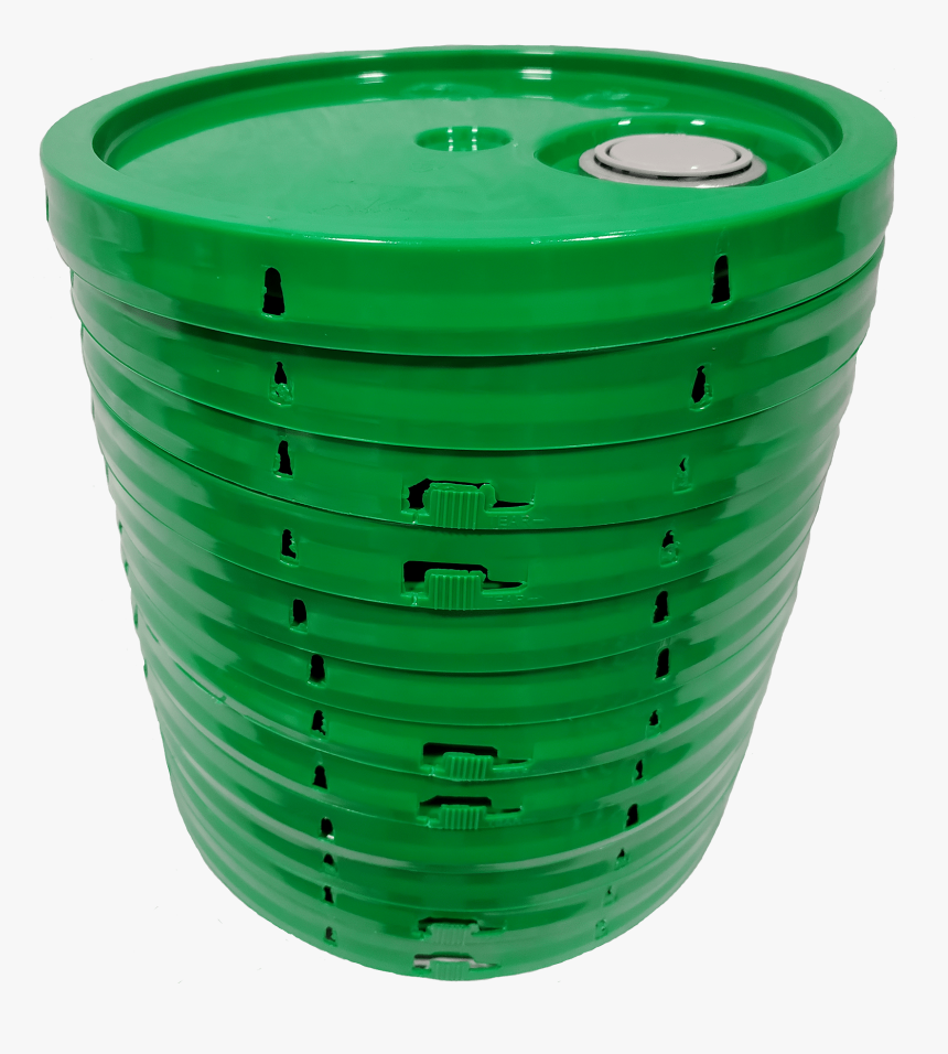 Green Plastic Lid With Gasket, Tear Tab And Rieke Spout, HD Png Download, Free Download