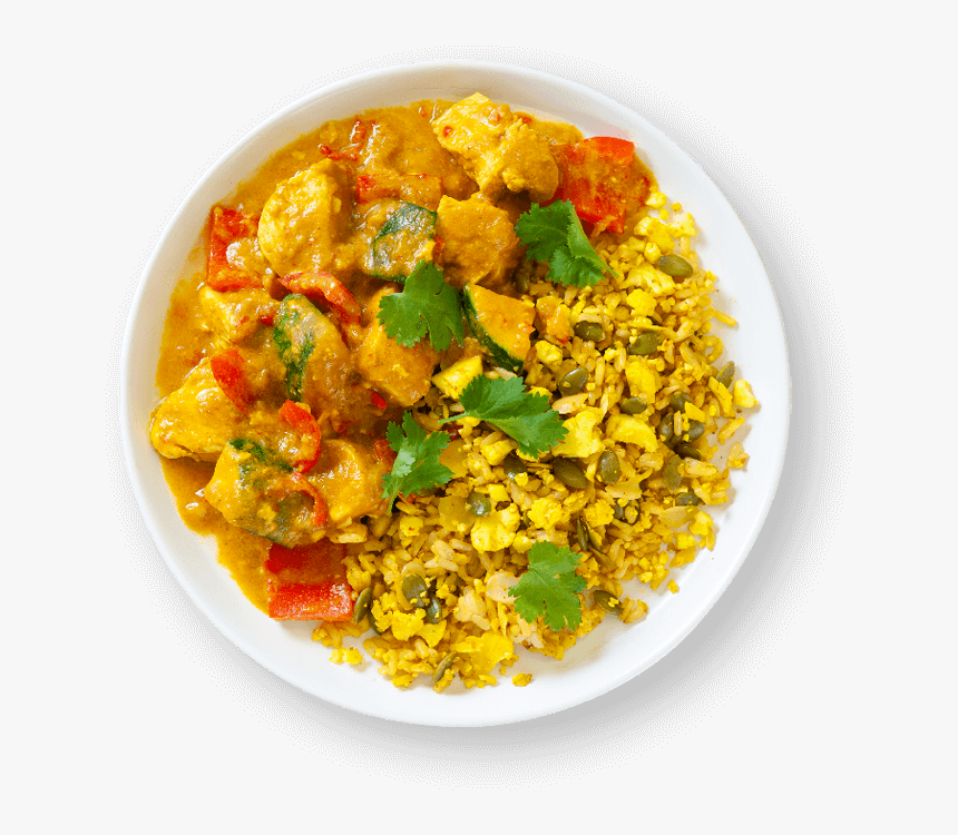 Yellow Chicken Curry With Spiced Cauliflower Rice - Yellow Curry, HD Png Download, Free Download