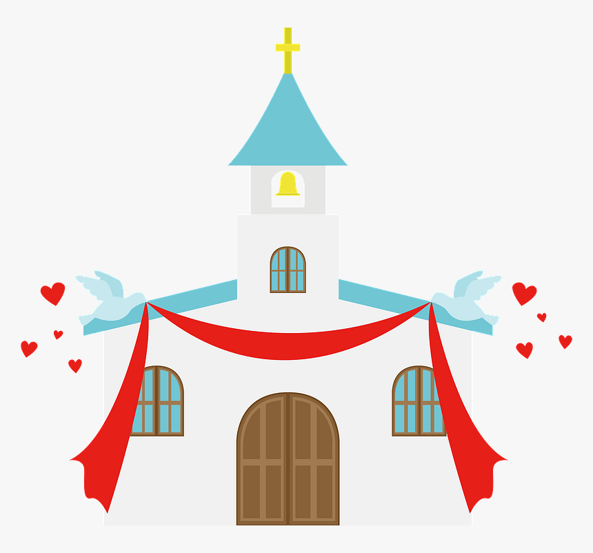 Church Wedding Clipart - Wedding Church Clipart, HD Png Download, Free Download