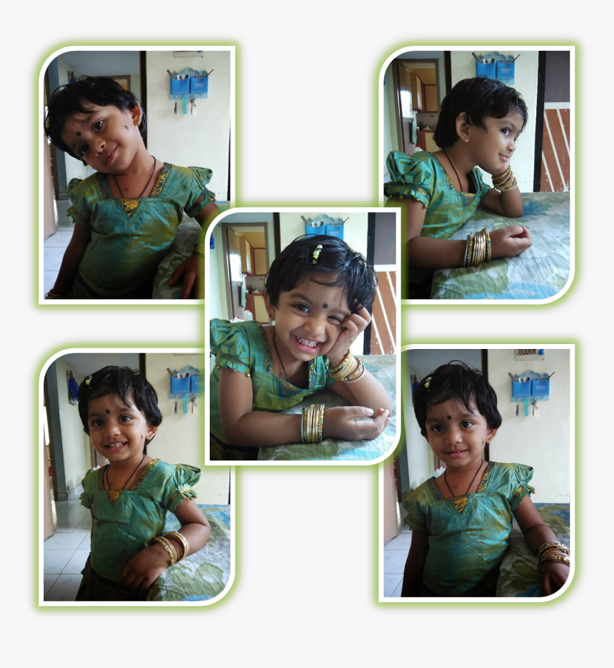 And Yeh My Little Pataka In All Her Cute Cute Nakhra"s - Collage, HD Png Download, Free Download