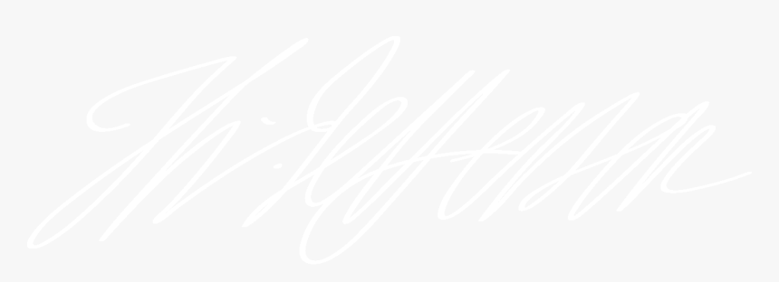 Signature White On Black, HD Png Download, Free Download
