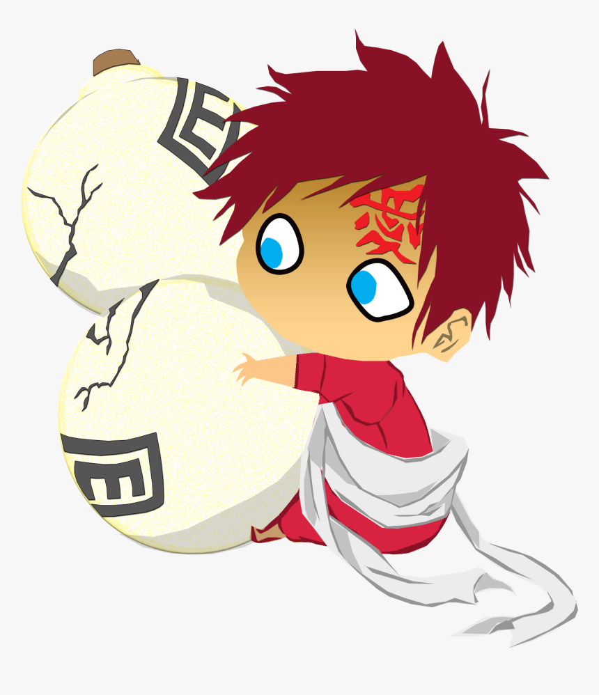 Gaara Chibi Png, Transparent Png, Free Download