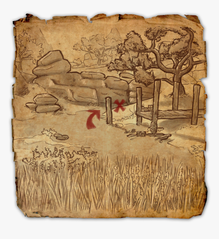 Transparent Reaper Png - Treasure Map, Png Download, Free Download