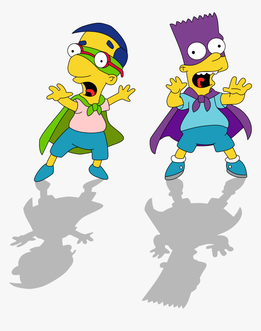Bart Simpson Milhouse Van Houten, HD Png Download, Free Download