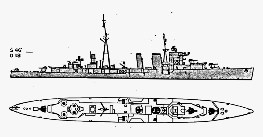 Cclclaa Battleship Clip Arts - Hms Agincourt D86, HD Png Download, Free Download