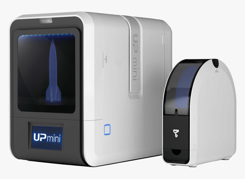 Tiertime Up Mini 2 3d Printer, With Filament Holder - Up Mini 2 Printer, HD Png Download, Free Download