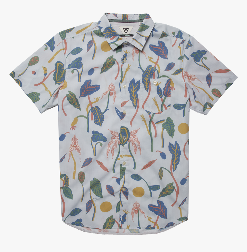 Men Vissla Weird Weeds S/s Shirt-clear, HD Png Download, Free Download