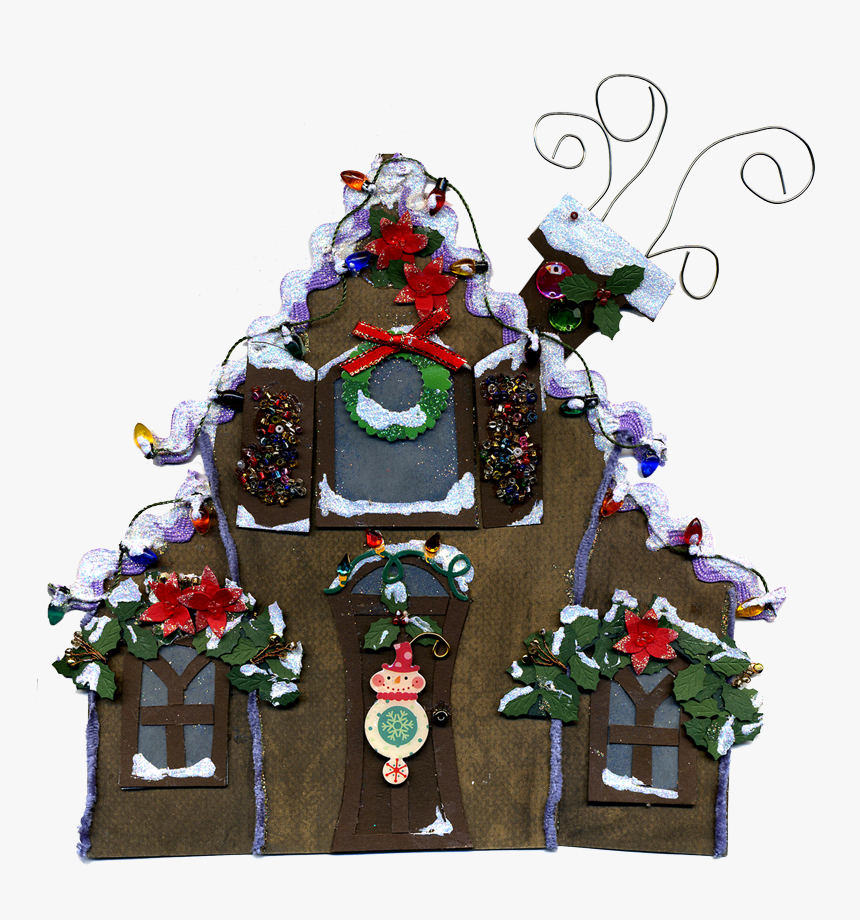 Eridoodle Free Digital Download Christmas Gingerbread - Gingerbread House, HD Png Download, Free Download