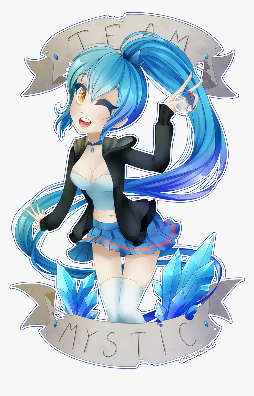 Team Mystic By Cynical Pancake - Cartoon, HD Png Download, Free Download