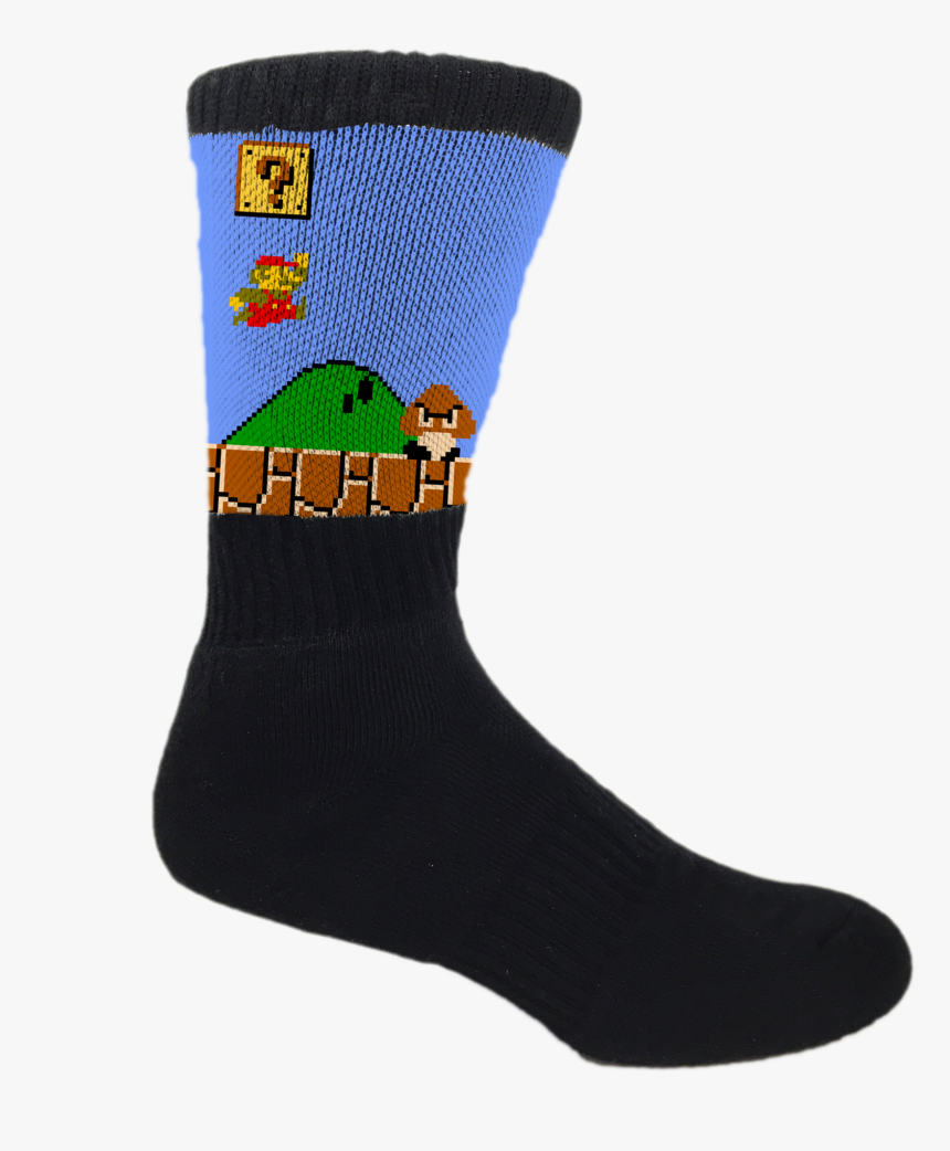 Super Mario Level Up - Sock, HD Png Download, Free Download