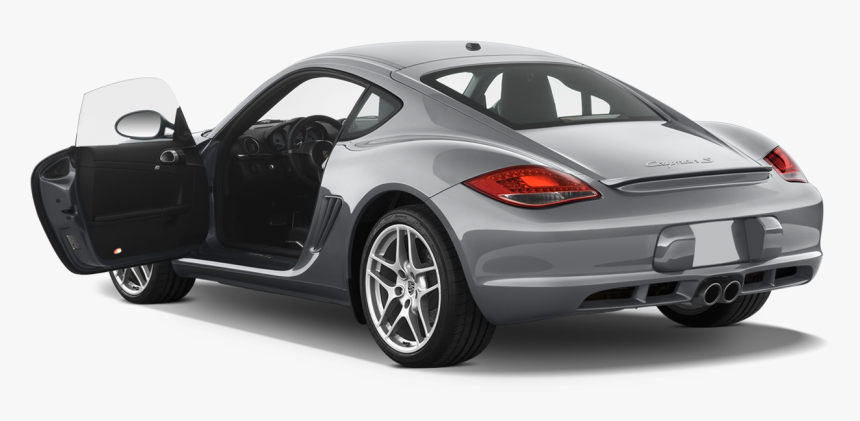 Porsche Cayman Silver Car Door Open Coupe Sportscar - Porsche Cayenne 2 Door, HD Png Download, Free Download