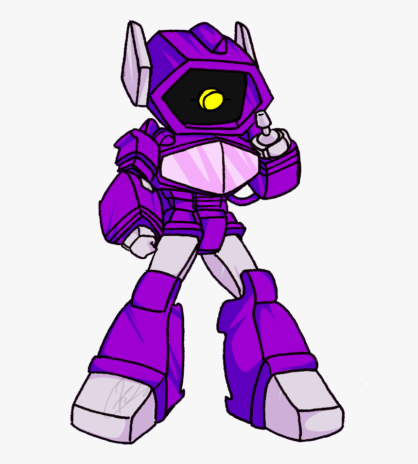 Bastion Drawing Shockwave Jpg Transparent Download - Shockwave Transformers Chibi, HD Png Download, Free Download