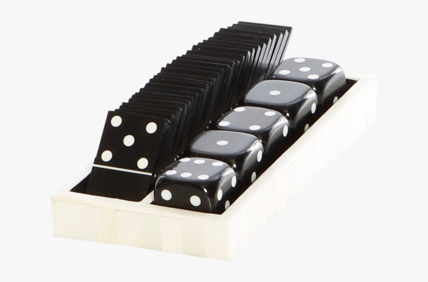 Black And Bone Domino Tray - Dominoes, HD Png Download, Free Download