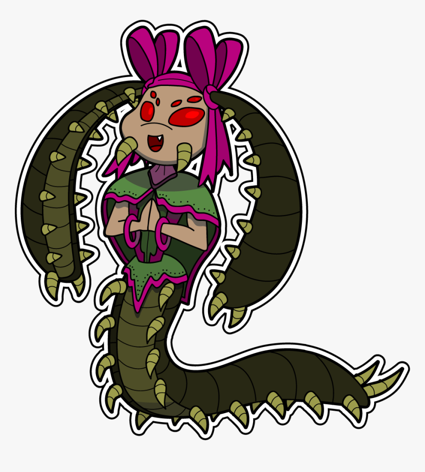 Eggy Here Is A Cute Centipede Girl I Dunno, I Thought - Cute Centipede, HD Png Download, Free Download