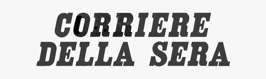 Corriere Della Sera Logo Fat - Corriere Della Sera, HD Png Download, Free Download