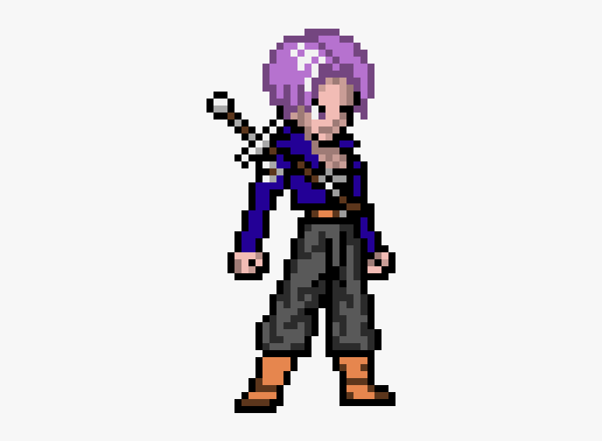 Trunks Pixel Art, HD Png Download, Free Download