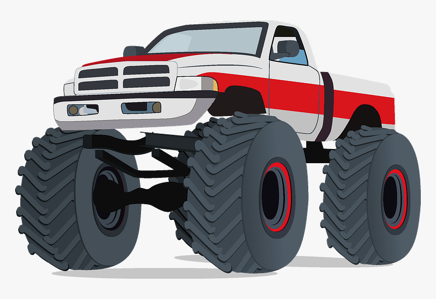 Monster Truck Clipart - Monster Truck, HD Png Download - kindpng.