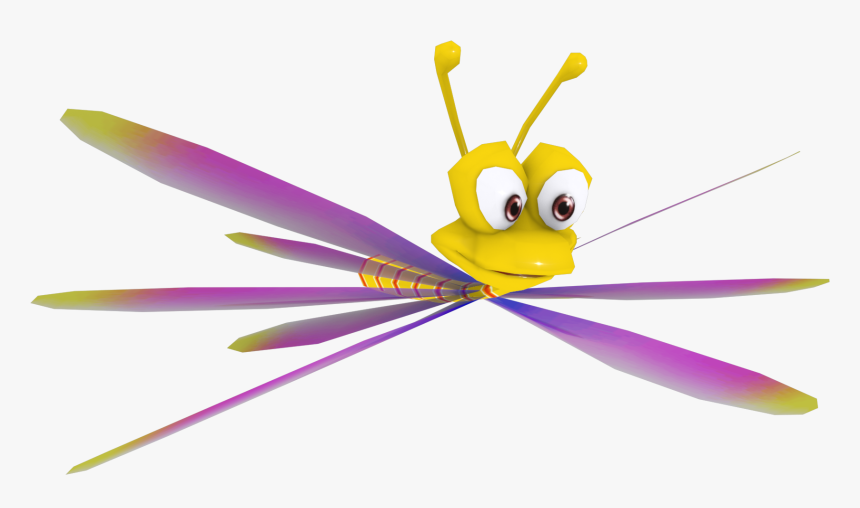 Sparx Spyro Enter The Dragonfly Model By Crasharki - Spyro Enter The Dragonfly Sparx, HD Png Download, Free Download