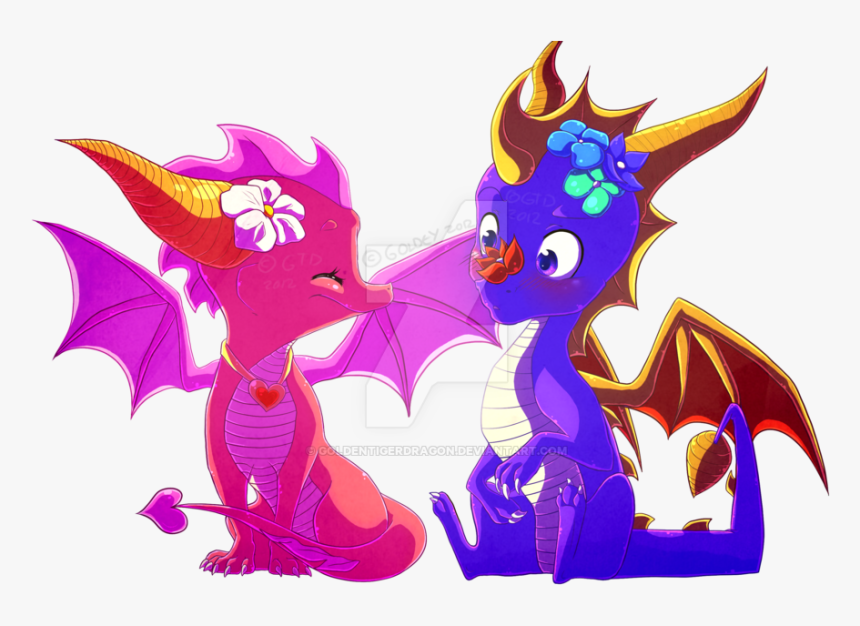 Spyro By Goldentigerdragon Spyro The Dragon, Dragon - Spyro Ember The Dragon, HD Png Download, Free Download