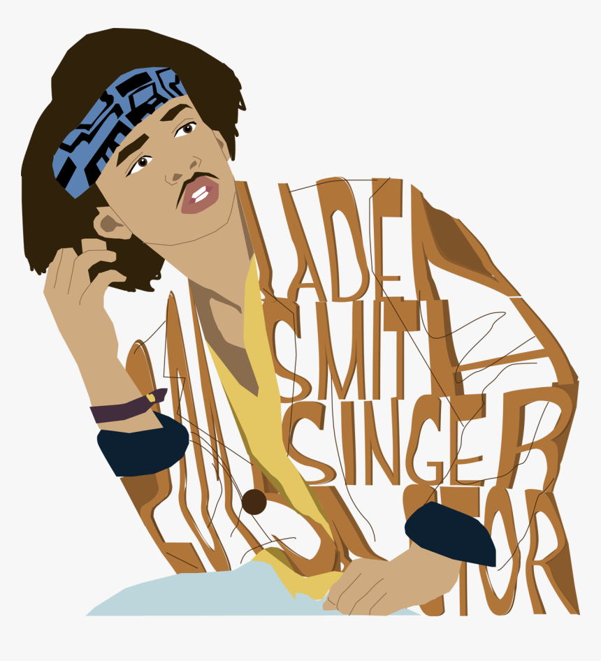 Graphic Stock Drawing Celebrities Rapper - Illustration, HD Png Download, Free Download