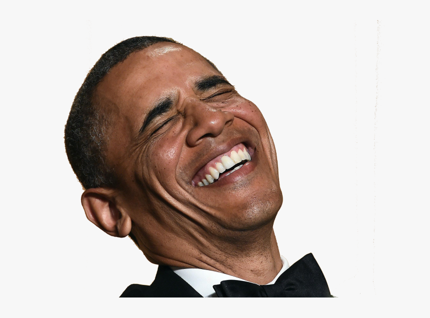 View Obama Laugh1 , - Obama Laughing Png, Transparent Png, Free Download