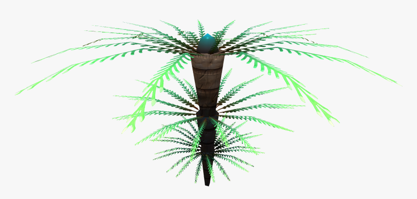 Fern Palm Flora - Roystonea, HD Png Download, Free Download
