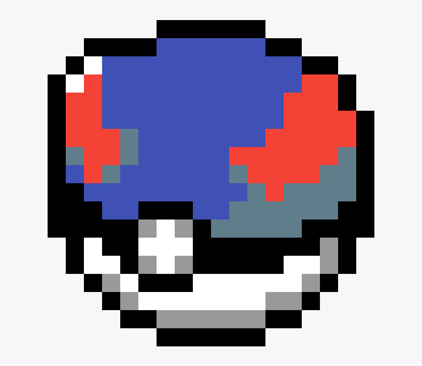 Suck-y Great Ball - Pixel Art Pokemon Pokeball, HD Png Download, Free Download