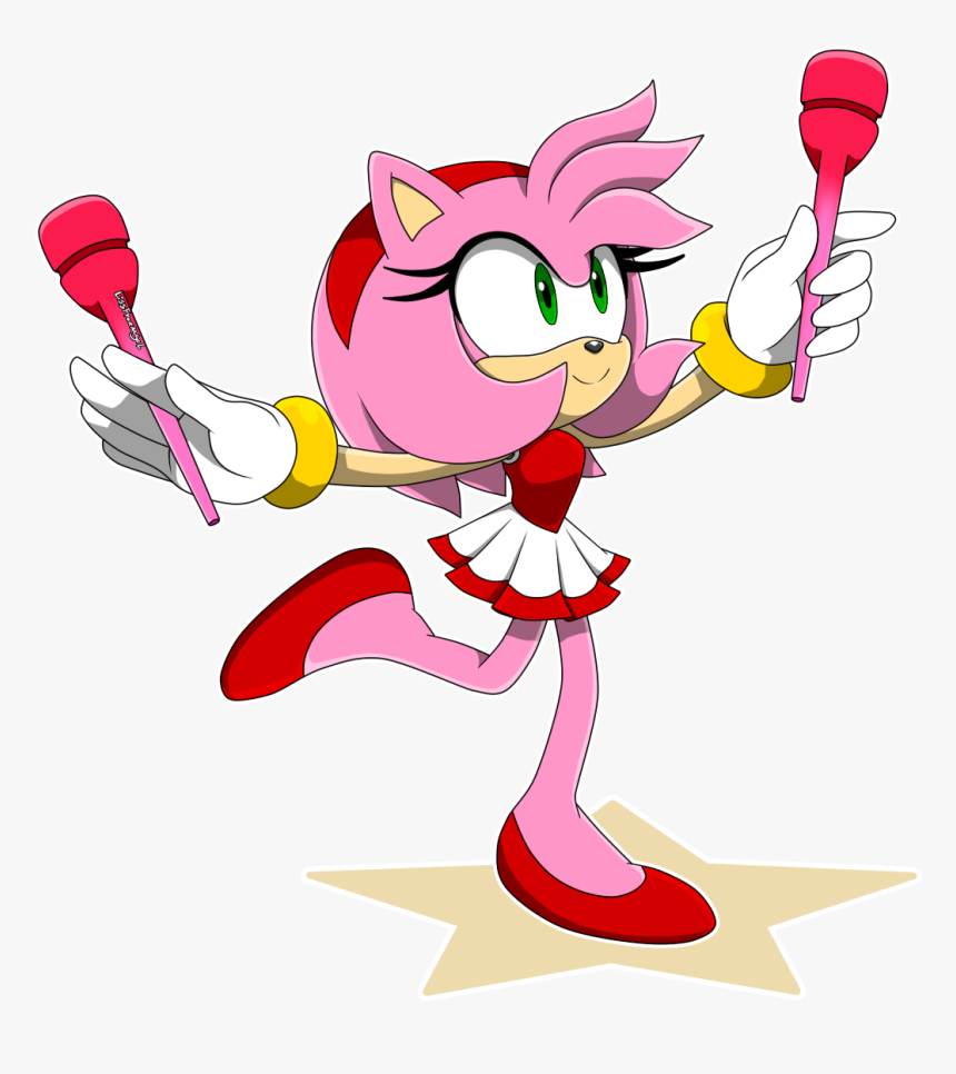 Transparent Amy Clipart - Amy Rose Mario And Sonic Gymnastics, HD Png Download, Free Download